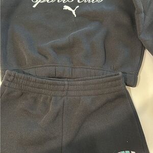 Puma Black Sweatpants Comfortable Joggers